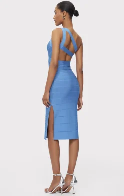 Dresses-Hervé Léger THE BELLA DRESS HYDRANGEA