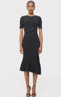 Dresses-Hervé Léger THE BETH DRESS FLINT