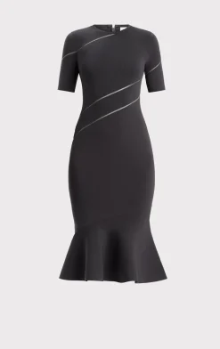 Dresses-Hervé Léger THE BETH DRESS FLINT