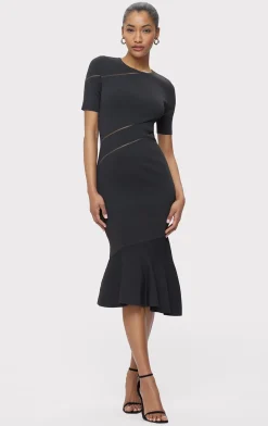 Dresses-Hervé Léger THE BETH DRESS FLINT