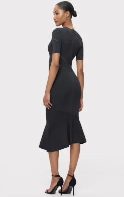 Dresses-Hervé Léger THE BETH DRESS FLINT