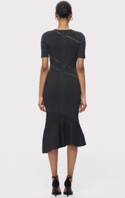 Dresses-Hervé Léger THE BETH DRESS FLINT