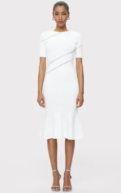 Dresses-Hervé Léger THE BETH DRESS ALABASTER