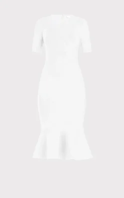 Dresses-Hervé Léger THE BETH DRESS ALABASTER