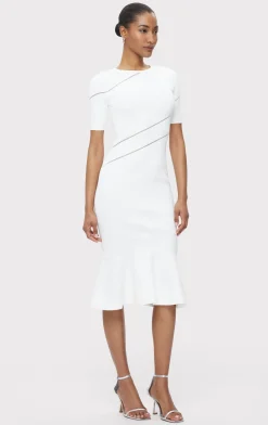 Dresses-Hervé Léger THE BETH DRESS ALABASTER
