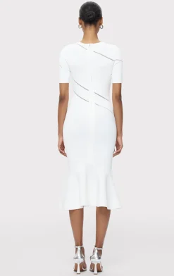 Dresses-Hervé Léger THE BETH DRESS ALABASTER