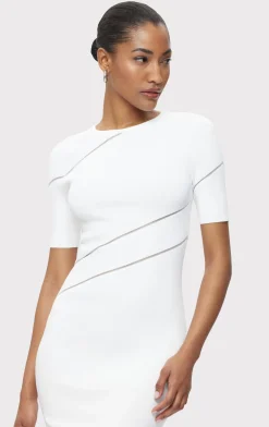 Dresses-Hervé Léger THE BETH DRESS ALABASTER