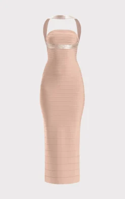 Dresses|Gowns-Hervé Léger THE BRUNA GOWN BARE