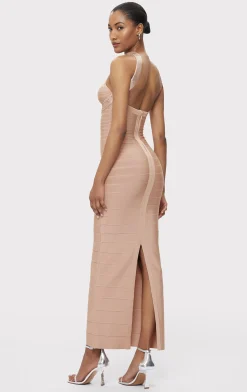 Dresses|Gowns-Hervé Léger THE BRUNA GOWN BARE