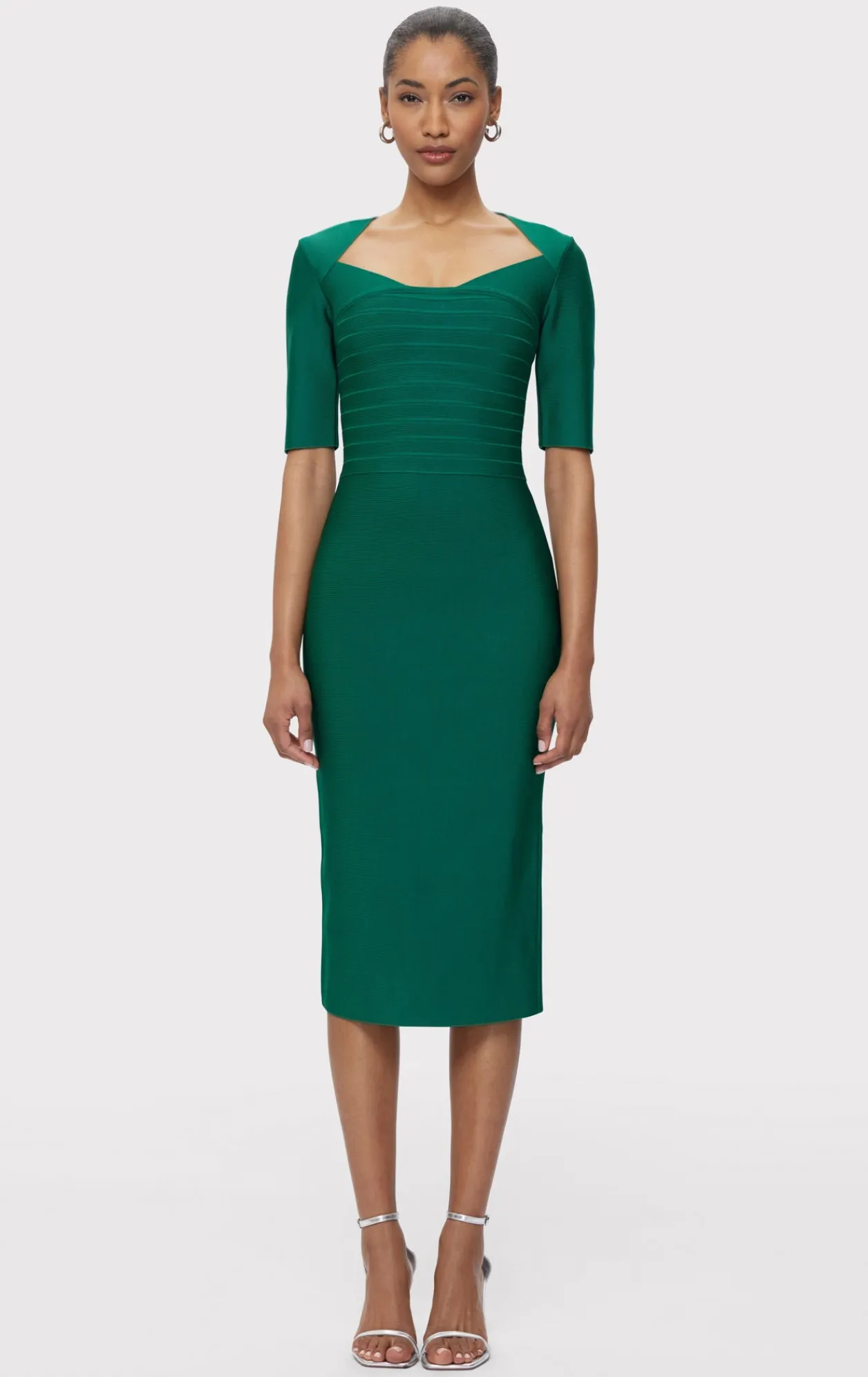 Dresses-Hervé Léger THE CAROLINE DRESS FOREST