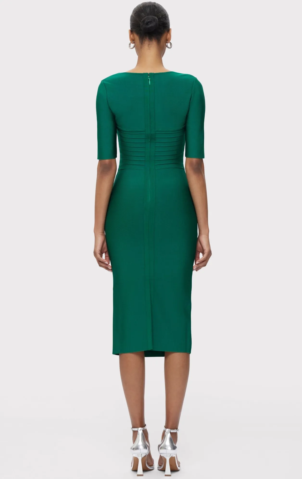 Dresses-Hervé Léger THE CAROLINE DRESS FOREST
