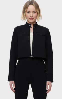 Separates|Jackets-Hervé Léger THE CHARLOTTE JACKET BLACK