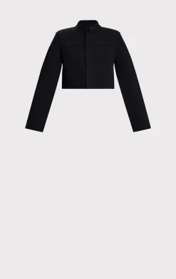 Separates|Jackets-Hervé Léger THE CHARLOTTE JACKET BLACK
