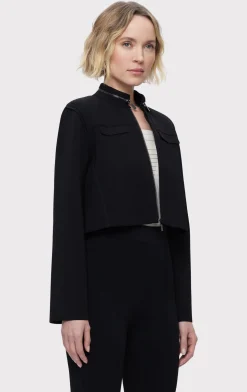 Separates|Jackets-Hervé Léger THE CHARLOTTE JACKET BLACK