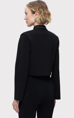 Separates|Jackets-Hervé Léger THE CHARLOTTE JACKET BLACK