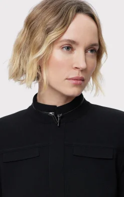Separates|Jackets-Hervé Léger THE CHARLOTTE JACKET BLACK