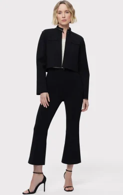 Separates|Jackets-Hervé Léger THE CHARLOTTE JACKET BLACK