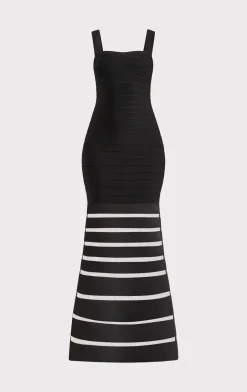 Dresses|Gowns-Hervé Léger THE CLAUDIA GOWN BLACK