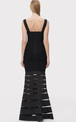 Dresses|Gowns-Hervé Léger THE CLAUDIA GOWN BLACK