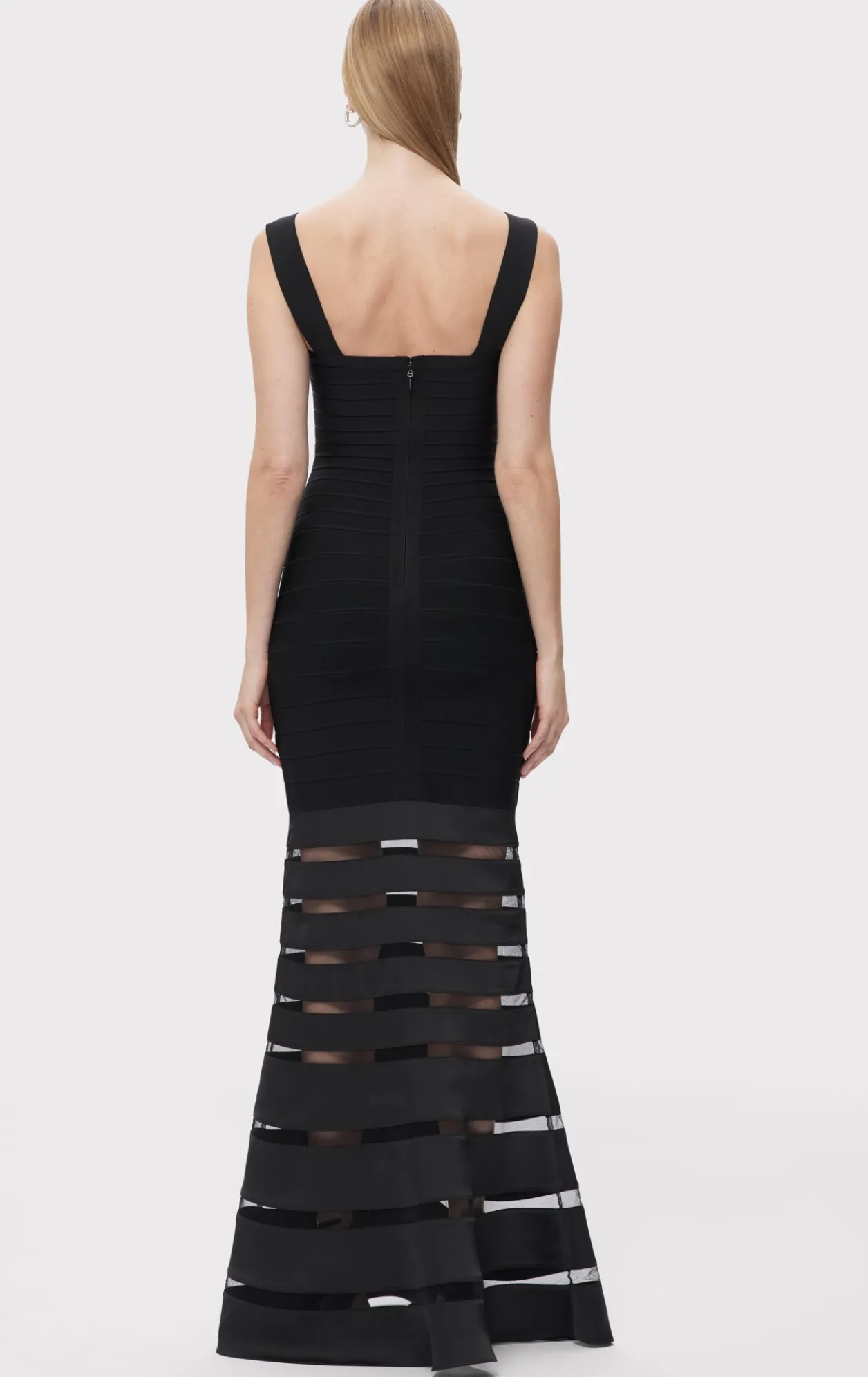 Dresses|Gowns-Hervé Léger THE CLAUDIA GOWN BLACK