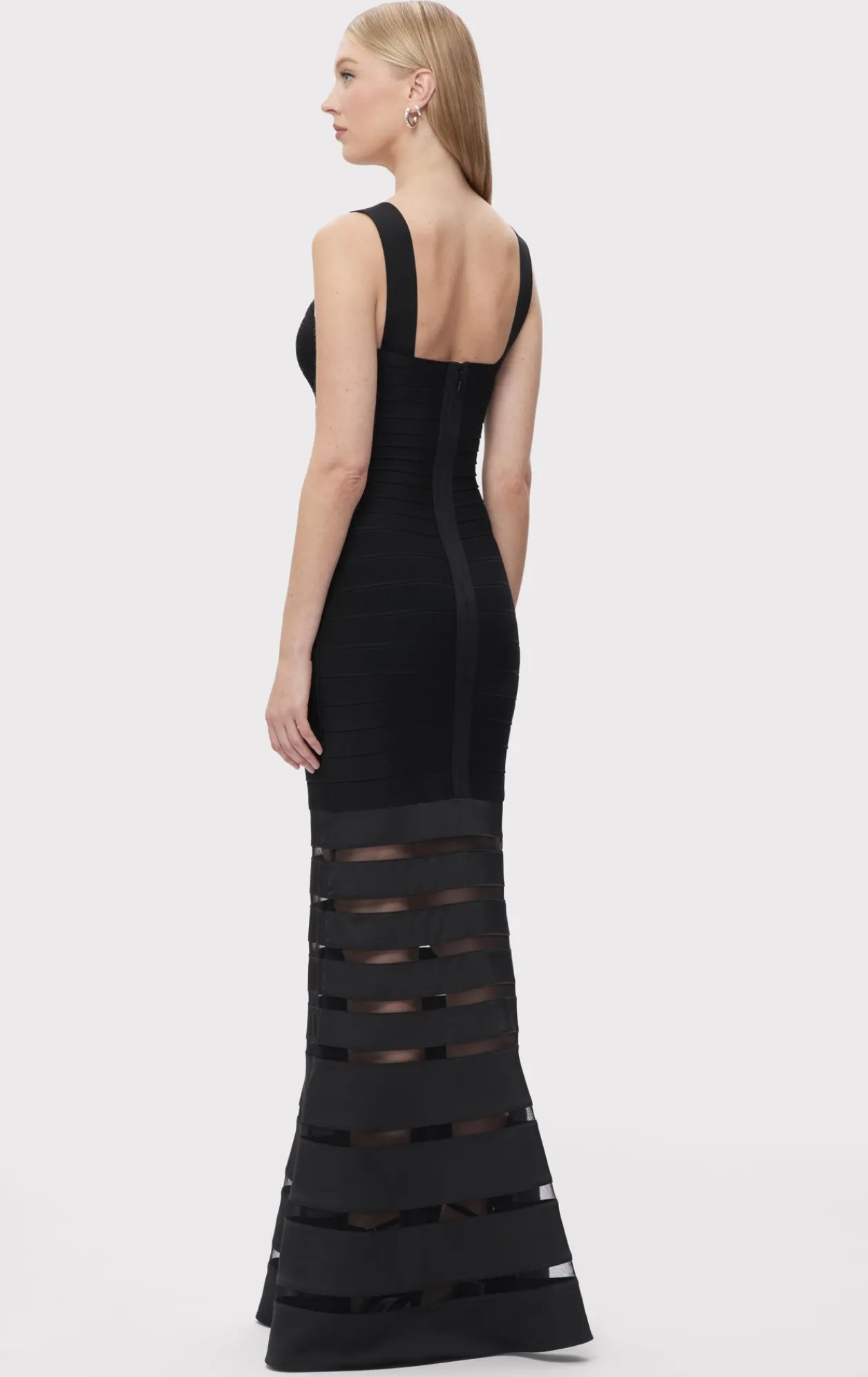 Dresses|Gowns-Hervé Léger THE CLAUDIA GOWN BLACK