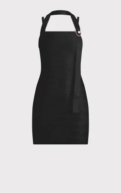 Dresses-Hervé Léger THE DANI DRESS BLACK