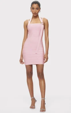 Dresses-Hervé Léger THE DANI DRESS QUARTZ