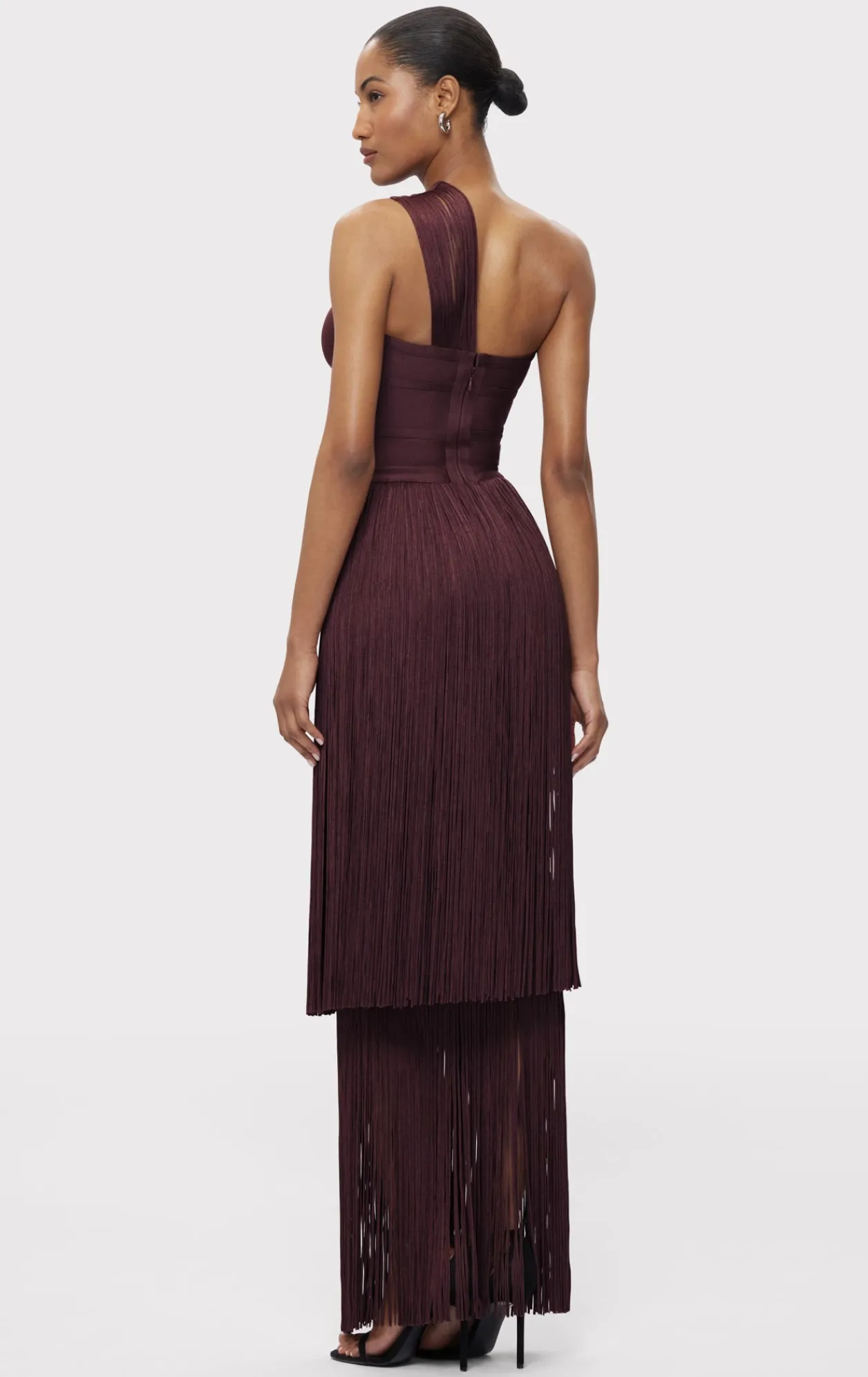 Dresses|Gowns-Hervé Léger THE DANIELLA GOWN MALBEC