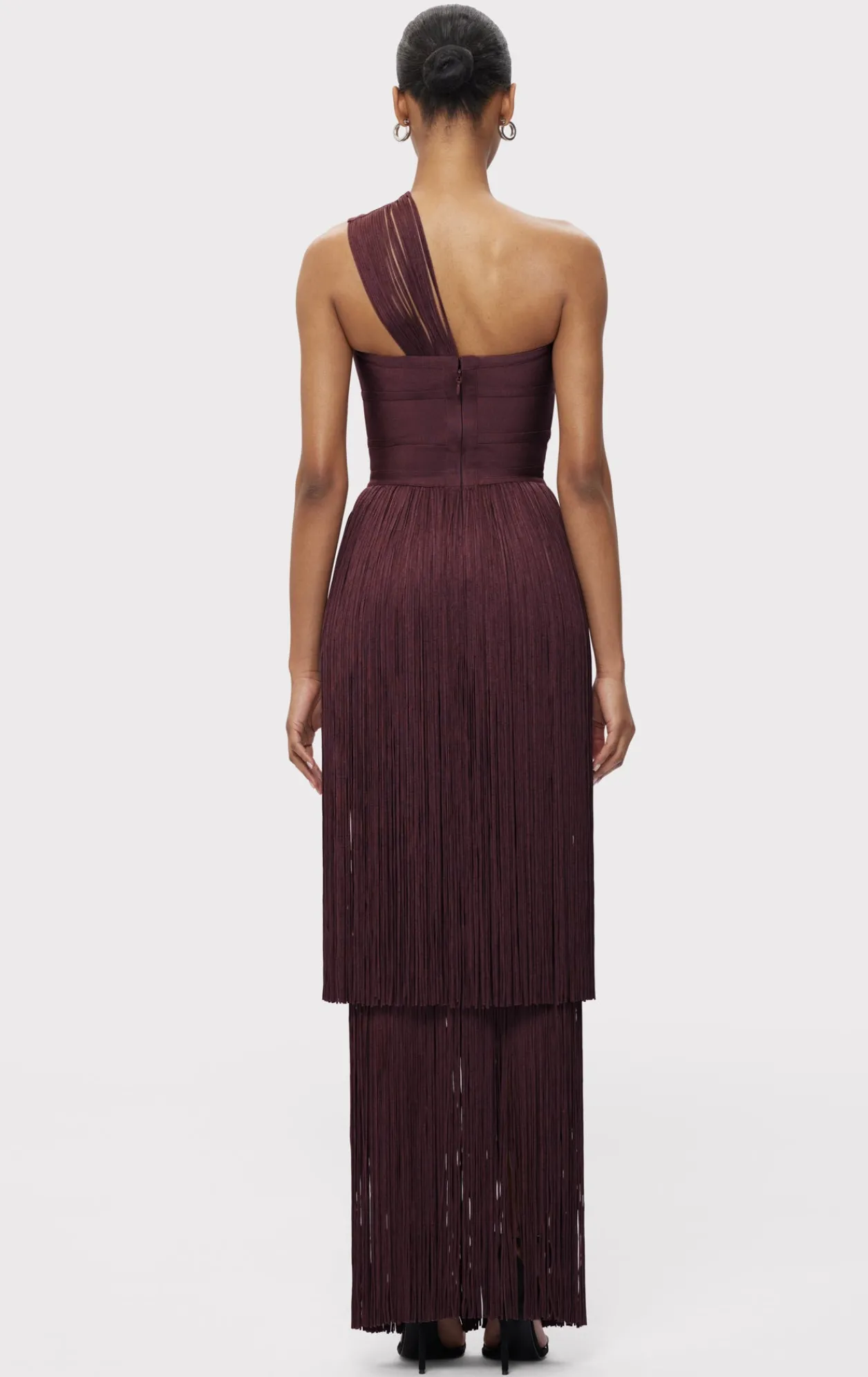 Dresses|Gowns-Hervé Léger THE DANIELLA GOWN MALBEC