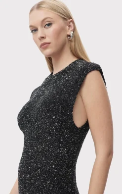 Dresses-Hervé Léger THE DELILAH DRESS BLACK