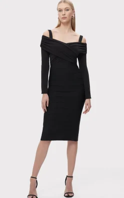 Separates|Tops-Hervé Léger THE ELLEN TOP BLACK