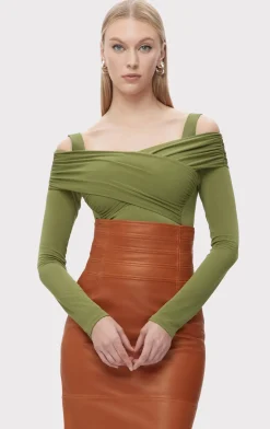 Tops|Separates-Hervé Léger THE ELLEN TOP MEADOW