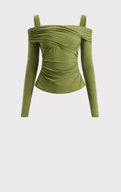 Tops|Separates-Hervé Léger THE ELLEN TOP MEADOW