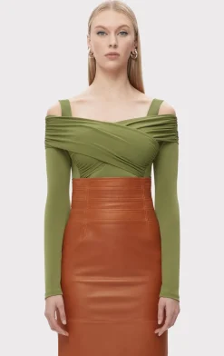 Tops|Separates-Hervé Léger THE ELLEN TOP MEADOW