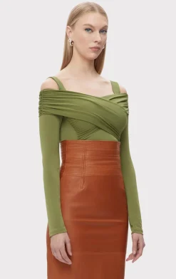 Tops|Separates-Hervé Léger THE ELLEN TOP MEADOW