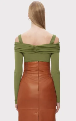 Tops|Separates-Hervé Léger THE ELLEN TOP MEADOW