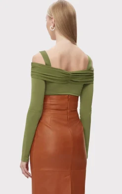Tops|Separates-Hervé Léger THE ELLEN TOP MEADOW