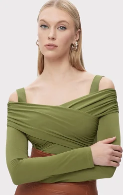 Tops|Separates-Hervé Léger THE ELLEN TOP MEADOW