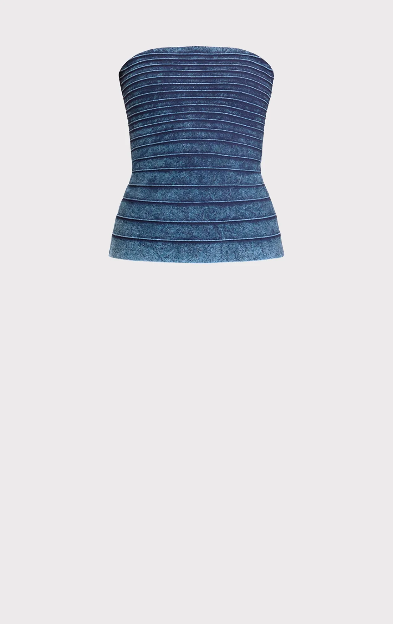 Separates|Tops-Hervé Léger THE ELLIE TOP INDIGO MULTI