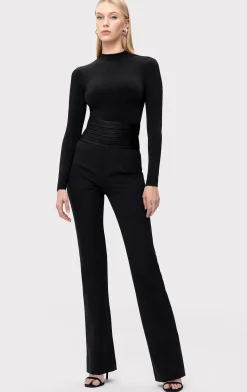 Separates|Bottoms-Hervé Léger THE EMERY PANTS BLACK