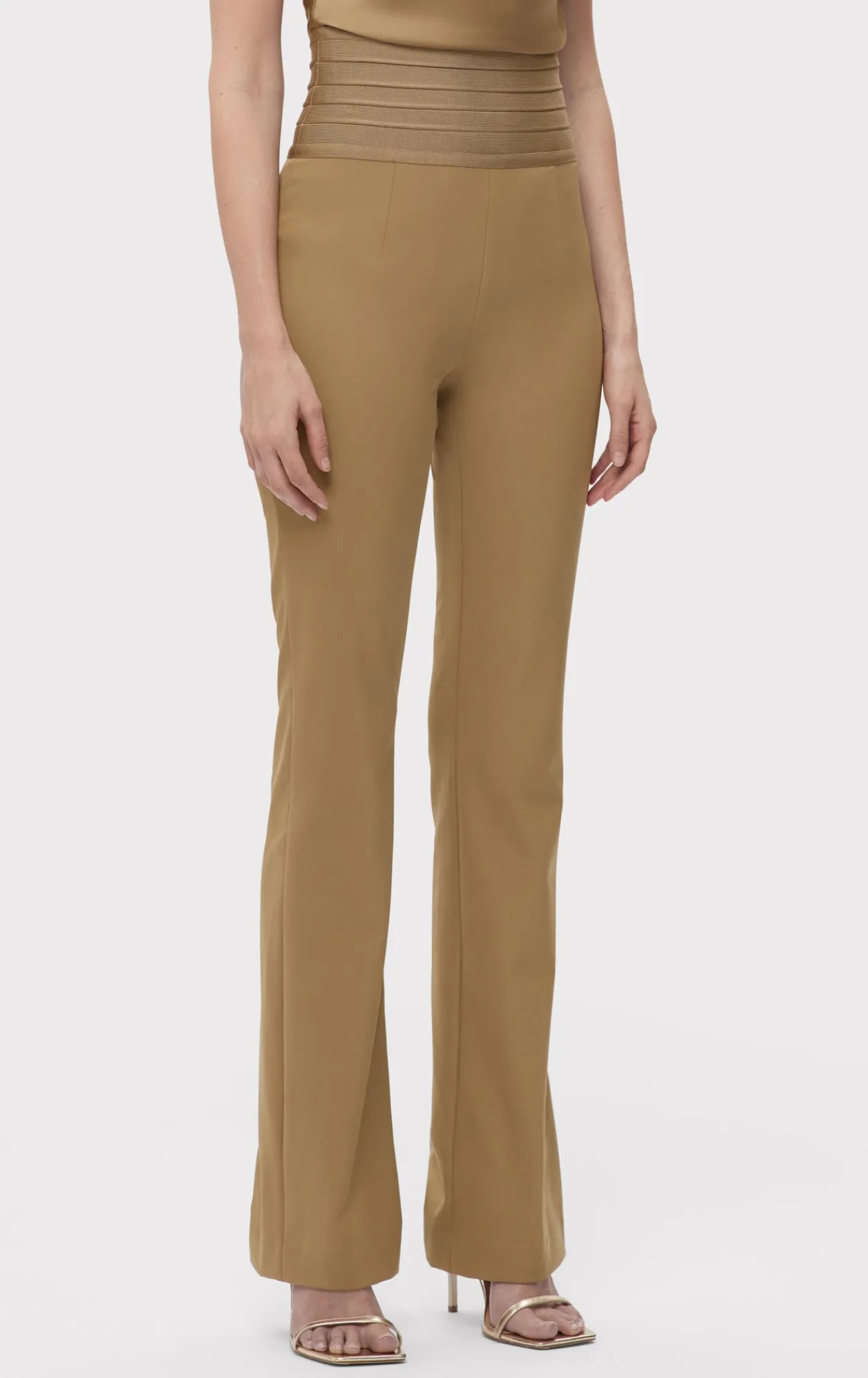 Separates|Bottoms-Hervé Léger THE EMERY PANTS LATTE