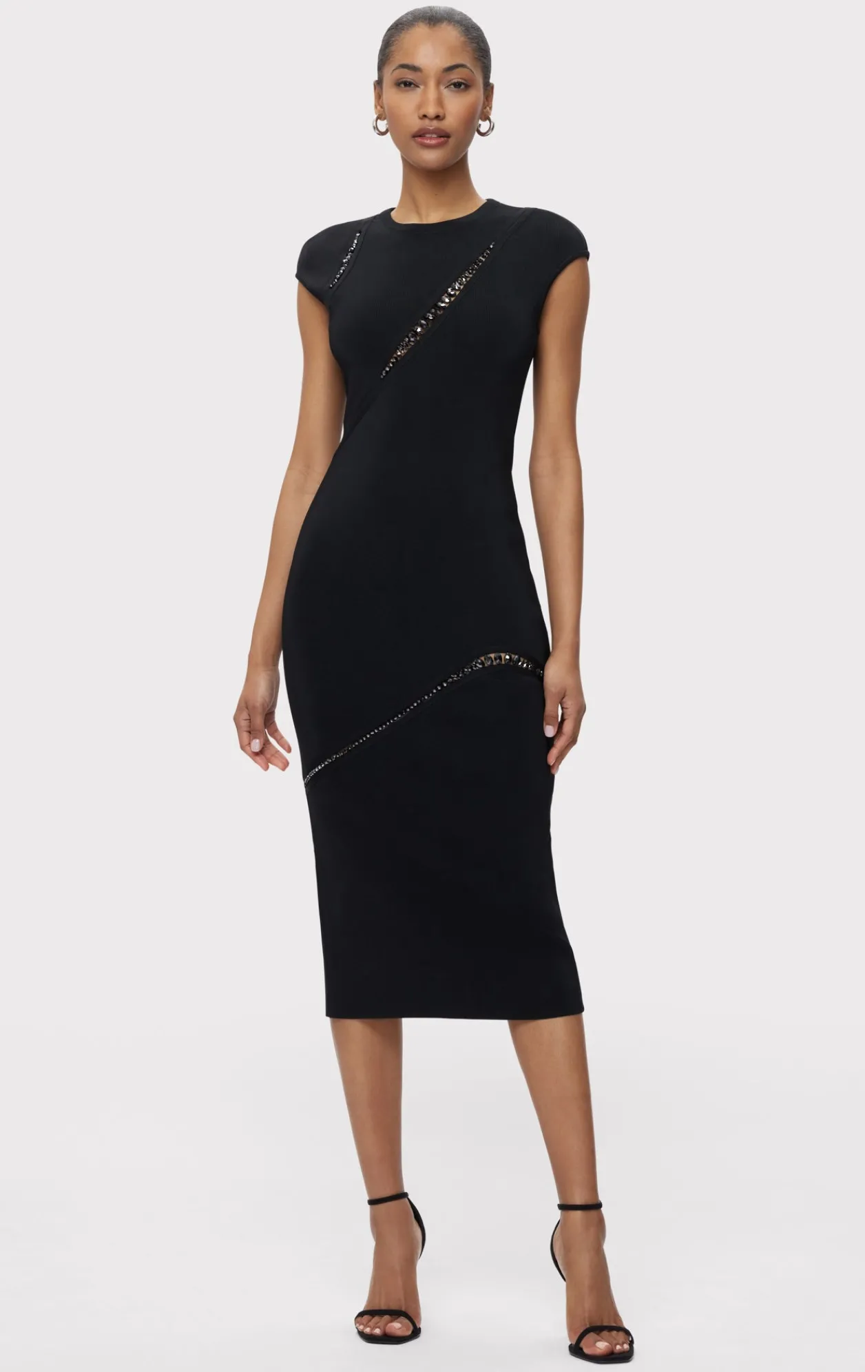 Dresses-Hervé Léger THE ESSIE DRESS BLACK