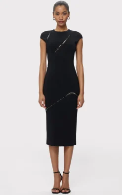 Dresses-Hervé Léger THE ESSIE DRESS BLACK