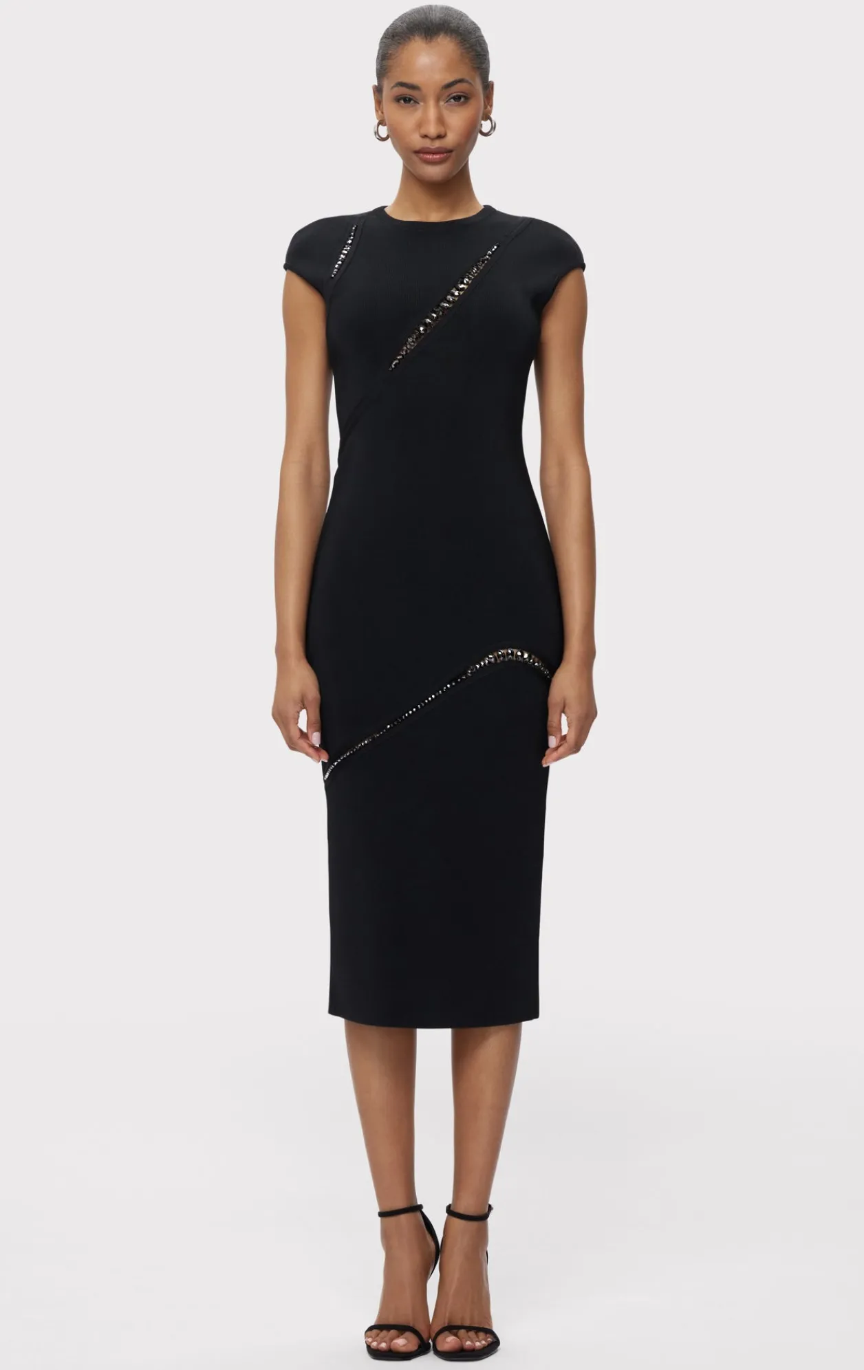 Dresses-Hervé Léger THE ESSIE DRESS BLACK