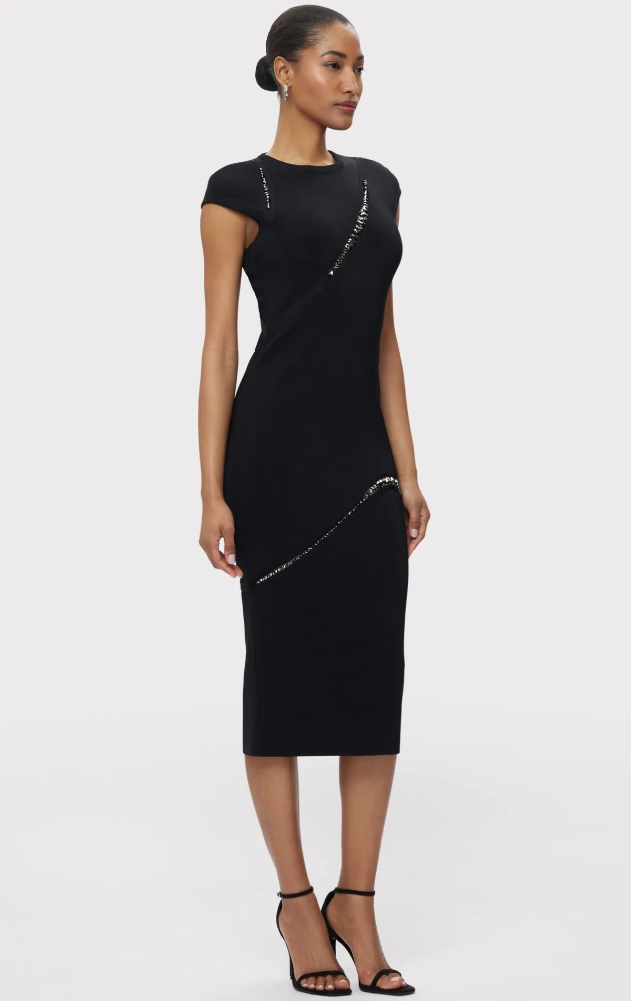 Dresses-Hervé Léger THE ESSIE DRESS BLACK
