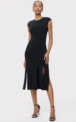 Dresses-Hervé Léger THE EVELYN DRESS BLACK