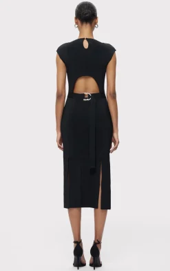 Dresses-Hervé Léger THE EVELYN DRESS BLACK