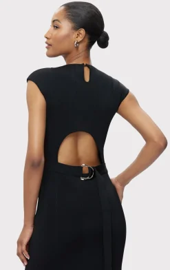 Dresses-Hervé Léger THE EVELYN DRESS BLACK