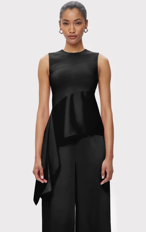 Separates|Tops-Hervé Léger THE EVERLY TOP BLACK
