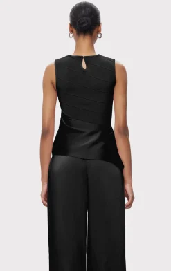 Separates|Tops-Hervé Léger THE EVERLY TOP BLACK